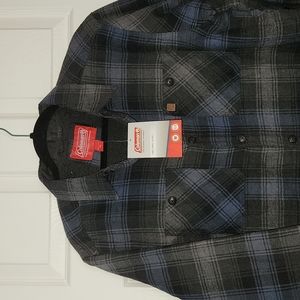 Coleman NWT Fleece lined shirt jacket